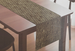 Thumbnail 2: Nicole Miller 16x80 Textured Woven Decorative Table Runner 