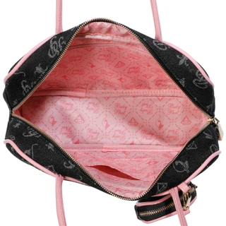 Thumbnail 3: Baby Phat Denim Cat Applique Satchel with Mini Pouch 