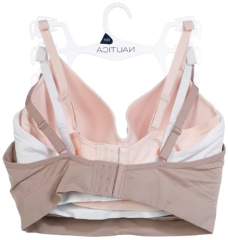 Thumbnail 2: Nautica 3 Pk Women's Hidden Wire Lounge Bras  