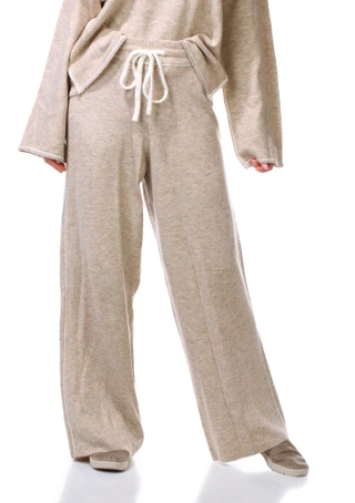 Thumbnail 3: Vince Camuto 2 Pc Women's Long Sleeve Sweater Pant Set w/ Contrast Piping 