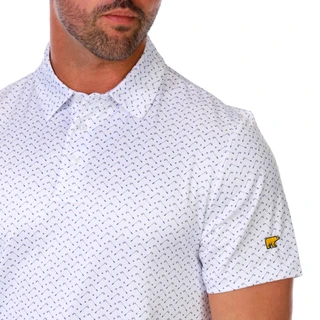 Thumbnail 2: Jack Nicklaus Men's Short Sleeve Print Polo  