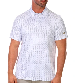 Thumbnail 1: Jack Nicklaus Men's Short Sleeve Print Polo  
