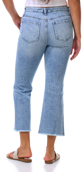 Thumbnail 2: BCBG Generation Juniors Mid Rise Kick Flare Jeans 