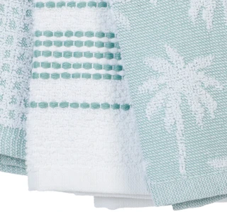 Thumbnail 2: Home Essentials 3 Pk Palm Tree Embroidered Kitchen Towels  