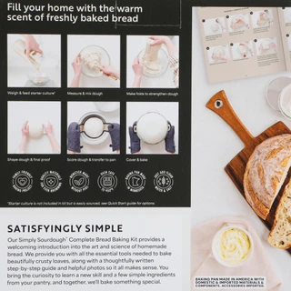 Thumbnail 2: Nordic Ware Simply Sour Dough Complete Bread Baking Kit  