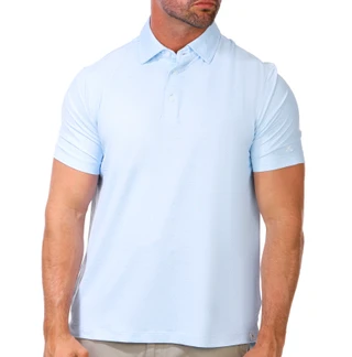 Thumbnail 1: Kenneth Cole Men's Short Sleeve Print Waffle Golf Polo  