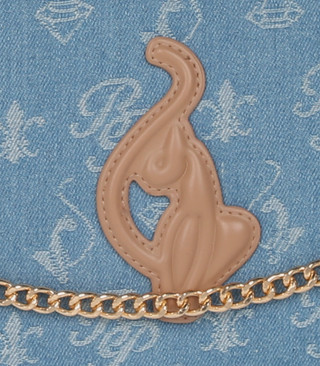 Thumbnail 4: Baby Phat Denim Baguette Bag 