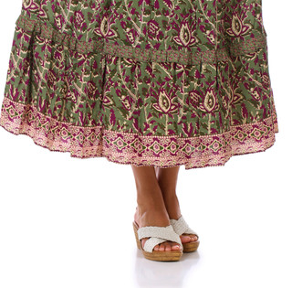 Thumbnail 3: FARMERS MARKET Juniors Floral Print Maxi Skirt 