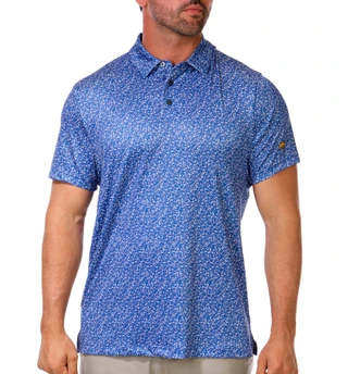 Thumbnail 1: Jack Nicklaus Men's Short Sleeve Tropical Polo Shirt  