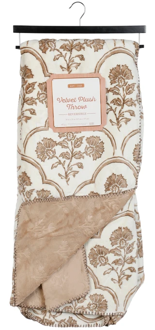 Thumbnail 1: Soft + Cozy 50x70 Velvet Plush Throw 