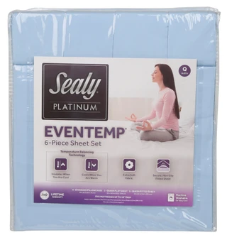 Thumbnail 1: Sealy 6 Pc Queen Even Temp Sheet Set  