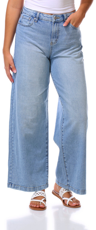 Thumbnail 1: BCBG Generation Juniors Wide Leg Jeans  