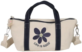 Thumbnail 1: Life is Good Boat Flower Convertible Tote Crossbody Bag 