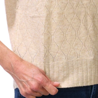 Thumbnail 2: SUPPLIES BY UNIONBAY Women's Short Sleeve Carrie Pointelle Stitch Crew Top  