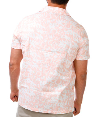 Thumbnail 2: Hurley Men's Short Sleeve Tropical Button Down Shirt 