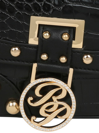 Thumbnail 2: Baby Phat Crocodile Flap Baguette Bag 