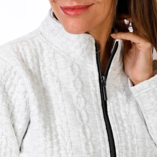 Thumbnail 3: Onque Women's Quilted Herringbone Jacket 