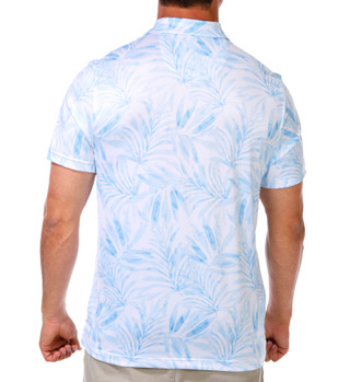 Thumbnail 2: Jack Nicklaus Men's Short Sleeve Watercolor Palm Polo  