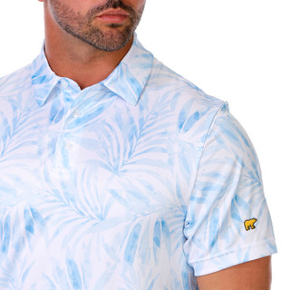 Thumbnail 3: Jack Nicklaus Men's Short Sleeve Watercolor Palm Polo  