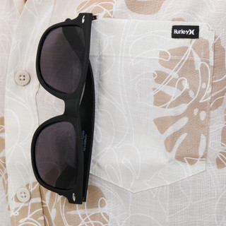 Thumbnail 3: Hurley Men's Short Sleeve Two Tone Woven Button Up Shirt  
