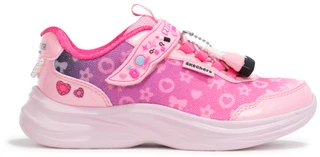 Thumbnail 2: Pretty Purses by Skechers  Girls Power James Sneakers with Charm Detail 