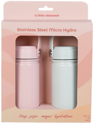 Thumbnail 1: A little obsessed 2 Pk 7 OZ Stainless Steel Micro Hydro Tumblers  