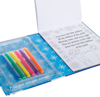 Thumbnail 2: Page Publishing  Creative Pages Bible Coloring Book w/ Markers  