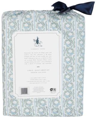 Thumbnail 2: CLAIRMONT HOUSE 4 Pc Paisley Floral Print Queen Sheet Set 