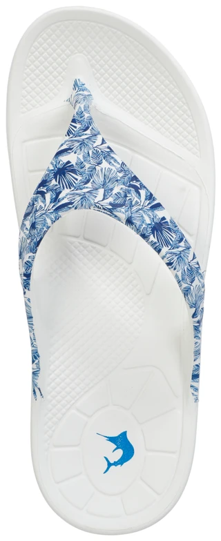 Thumbnail 3: REEL LEGENDS Women's Jetty Print Flip Flop Sandals 