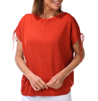 Thumbnail 1: MAX STUDIO Women's Short Tie Sleeve Dolman Top 