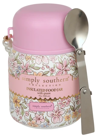 Thumbnail 3: SIMPLY SOUTHERN 17 Oz Steel Body Soup Thermos w/ Deco Strap & Travel Spoon 