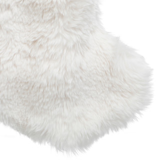 Thumbnail 2: Nicole Miller 2 Pk 12 In Plush Fur Christmas Stockings  