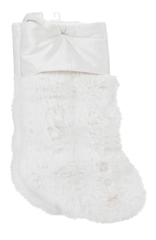 Thumbnail 1: Nicole Miller 2 Pk 12 In Plush Fur Christmas Stockings  