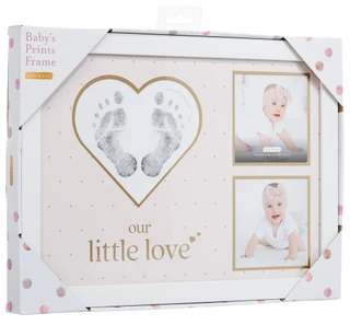 Thumbnail 2: KATE & MILO Baby's Print Our Little Love Photo Frame 