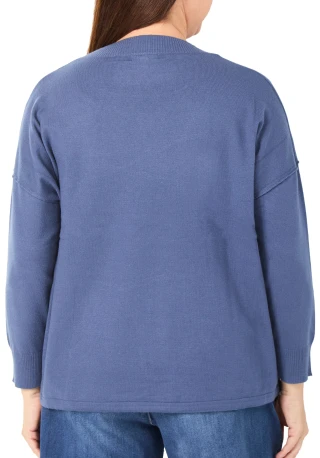 Thumbnail 2: MAX STUDIO Women's Plus Long Sleeve Sweater 