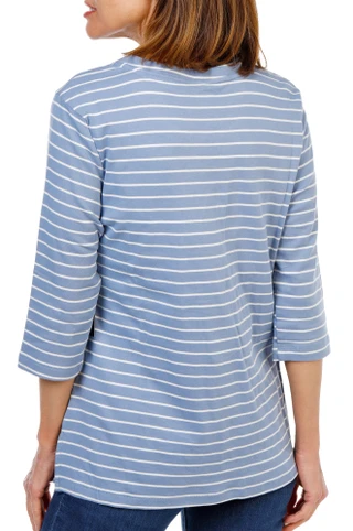 Thumbnail 2: Lands End Women's 3/4 Sleeve Henley Top  