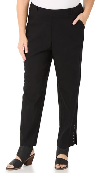 Thumbnail 1: ZAC AND RACHEL Women's Plus Slim Ankle Pull On Pants  