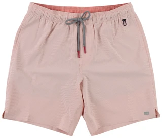 Thumbnail 1: Cova Men's Striped Stretch Drawstring Swim Trunks 