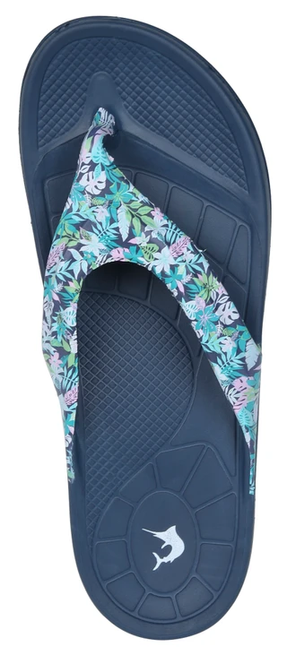 Thumbnail 5: REEL LEGENDS Women's Jetty Print Flip Flop Sandals 