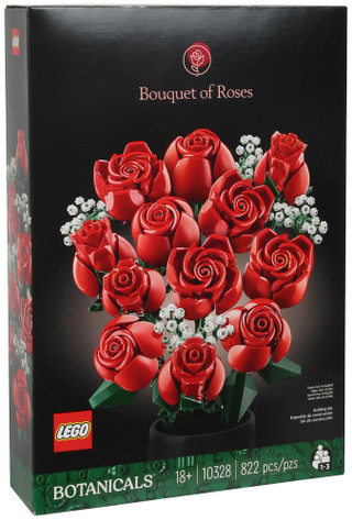 Thumbnail 1: LEGO 822 Pc Bouquet Of Roses Lego Set  