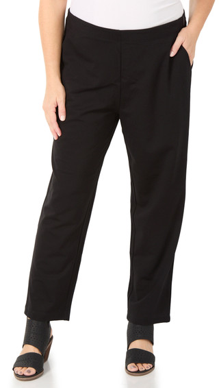 Thumbnail 1: MAX STUDIO Women's Plus Pull On Mid Rise Ankle Length Slim Trousers  