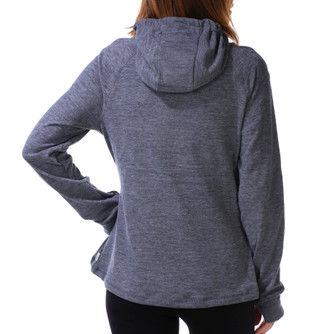 Thumbnail 3: AVALANCHE Women's Long Sleeve Heather Full Zip Hoodie 