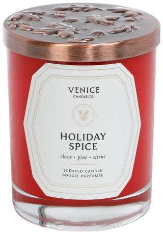 Thumbnail 2: SCENTSATIONAL 11 OZ Crimson Holiday Spice Clove Pine Citrus Candle 