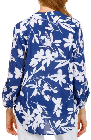 Thumbnail 2: Floral & Ivy Women's 3Q Sleeve Henley Top 