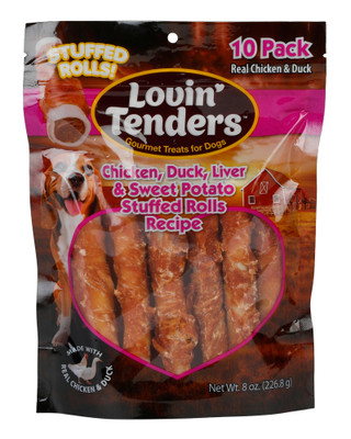 Thumbnail 2: LOVIN TENDERS 10 Pk Chicken & Duck Gourmet Dog Treats 