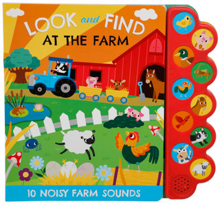 Thumbnail 1: Page Publications Look And Find At The Farm Kids Book With 10 Animal Sounds 