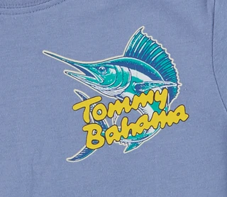 Thumbnail 3: TOMMY BAHAMA Boys' Short Sleeve Marlin Graphic Tee 