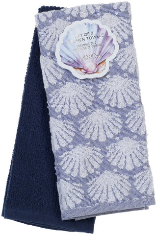 Thumbnail 1: Home Essentials 2 Pk Shell Kitchen Towels  
