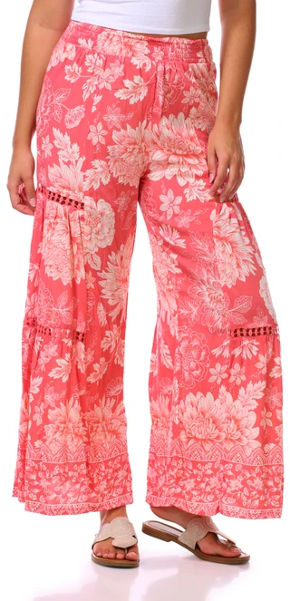 Thumbnail 1: Angie Juniors Floral Print Pants  