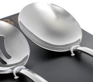 Thumbnail 2: Bombay 3 Pc Fine Stainless Serving Spoon Set  